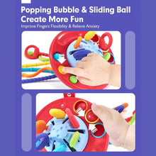 Cargar imagen en el visor de la Galería, 12-18 Months Silicone Pull String Toys