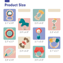 Carica l'immagine nel visualizzatore Galleria, Baby Rattle Teething Toys with Box - Hahaland