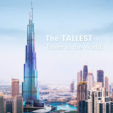 Carica l'immagine nel visualizzatore Galleria, Puzzle 3D LED Dubai Burj Khalifa 57,5"H