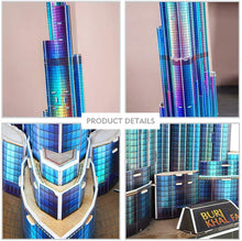 Carica l'immagine nel visualizzatore Galleria, Puzzle 3D LED Dubai Burj Khalifa 57,5"H