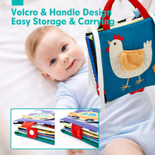 Cargar imagen en el visor de la Galería, High Contrast Tummy Time Baby Books