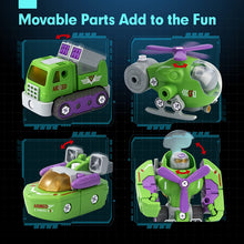Load image into Gallery viewer, Take apart transform robot toys for boys girls