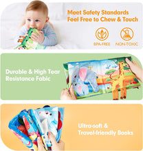 Cargar imagen en el visor de la Galería, Baby Books 0-6 Months Crinkle Baby Toys 2 PCS