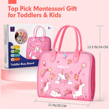 Load image into Gallery viewer, Busy Board Toddlers Travel Toys-Pink