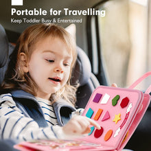 Load image into Gallery viewer, Busy Board Toddlers Travel Toys-Pink