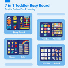 Laden Sie das Bild in den Galerie-Viewer, Toddler Busy Board for 1 2 3 Year Old - Dinosaur