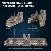 Load image into Gallery viewer, 3D Puzzles Notre Dame de Paris Church - Hahaland
