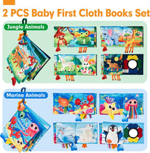 Cargar imagen en el visor de la Galería, Baby Books 0-6 Months Crinkle Baby Toys 2 PCS