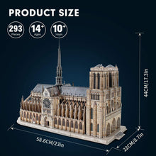 Load image into Gallery viewer, 3D Puzzles Notre Dame de Paris Church - Hahaland
