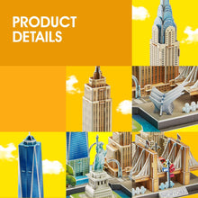Cargar imagen en el visor de la Galería, 3D Puzzles Newyork Cityline Architecture - Hahaland