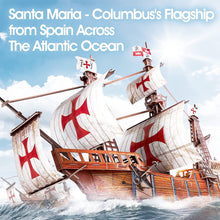 Load image into Gallery viewer, Cubicfun®  3D Puzzle Spanish Santa Maria Ship Model