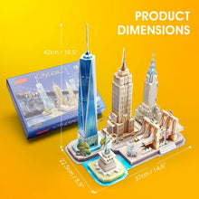 Cargar imagen en el visor de la Galería, 3D Puzzles Newyork Cityline Architecture - Hahaland