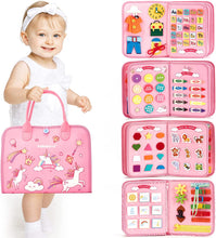 Load image into Gallery viewer, Busy Board Toddlers Travel Toys-Pink