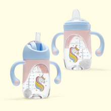 Load image into Gallery viewer, Sippy Cups with Spout & Weighted Straw