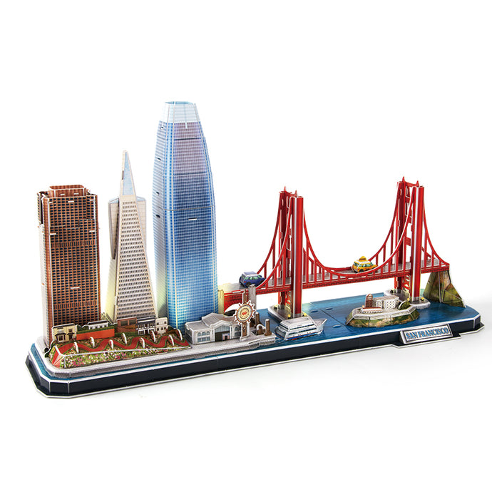 3D Puzzles San Francisco Cityline - Hahaland