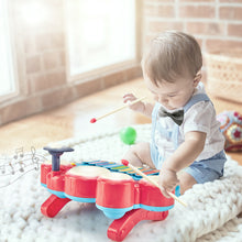 Laden Sie das Bild in den Galerie-Viewer, toddler piano drum set musical toy
