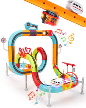 Laden Sie das Bild in den Galerie-Viewer, 3D Anti-Gravity Rail Car Set - 59PCS

