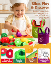 Laden Sie das Bild in den Galerie-Viewer, Farm Harvest Play Food Set
