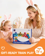 Load image into Gallery viewer, Large Magnetic Blocks Train Set
