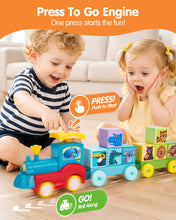 Load image into Gallery viewer, Large Magnetic Blocks Train Set
