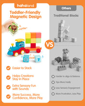 Load image into Gallery viewer, Large Magnetic Blocks Train Set

