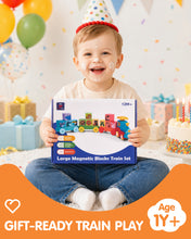 Load image into Gallery viewer, Large Magnetic Blocks Train Set
