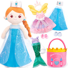 Cargar imagen en el visor de la Galería, 3-in-1 Magical Dress-Up Doll Set
