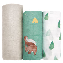 Cargar imagen en el visor de la Galería, Muslin Swaddle Blankets Bamboo - 4 Types
