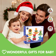 Cargar imagen en el visor de la Galería, Plush Flower Garden Stacking &amp; Sorting Toy
