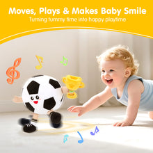 Load image into Gallery viewer, Baby Crawling Plush Toy - Soccer
