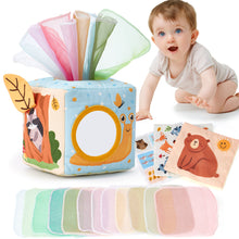 Load image into Gallery viewer, Montessori Baby Tissue Box Toy 6-12 Months
