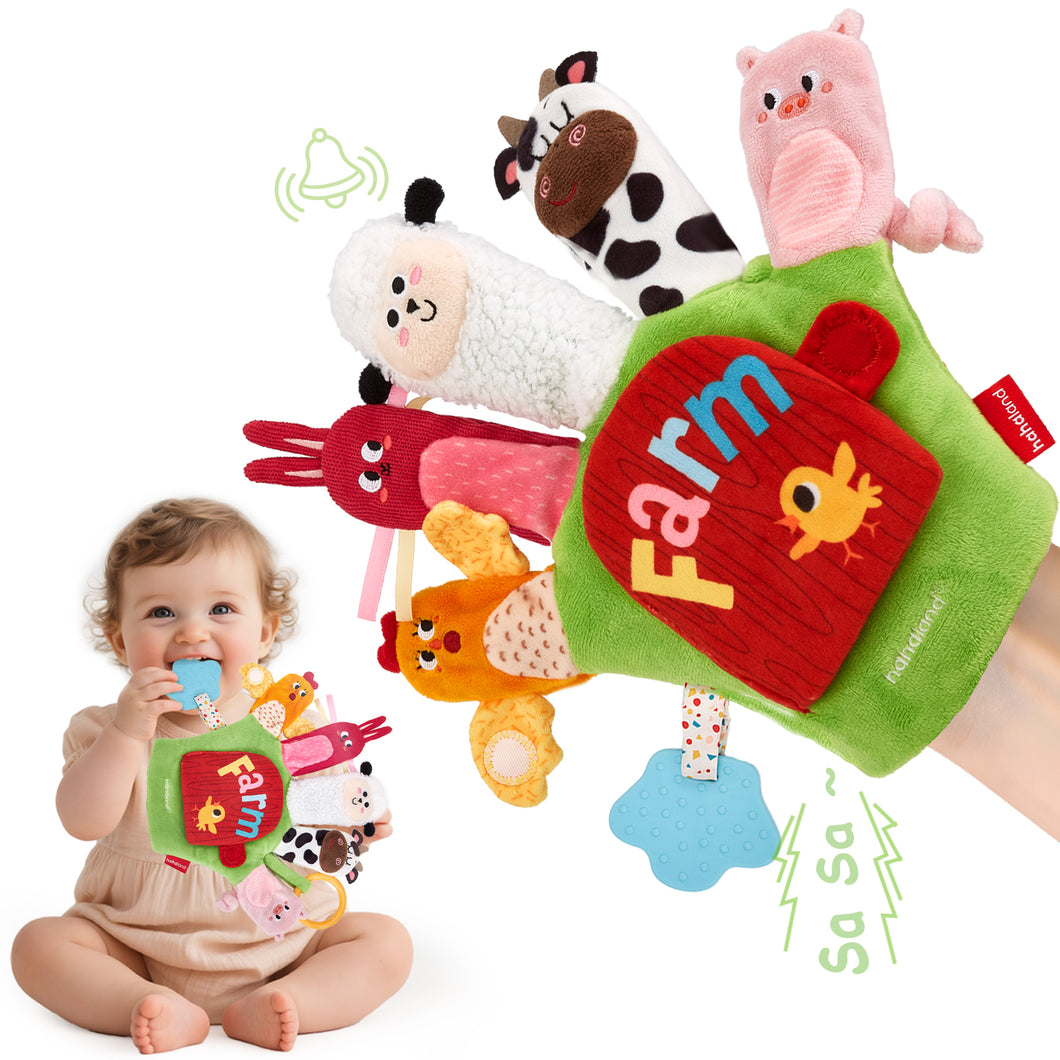 Montessori Farm Animal Hand Puppets