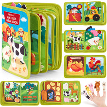 Charger l'image dans la visionneuse de la galerie, Montessori Farm Busy Book for Toddlers 1-3
