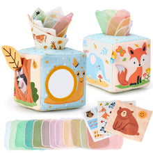 Laden Sie das Bild in den Galerie-Viewer, Montessori Baby Tissue Box Toy 6-12 Months
