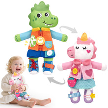 Load image into Gallery viewer, 2-in-1 Montessori Plush Busy Doll
