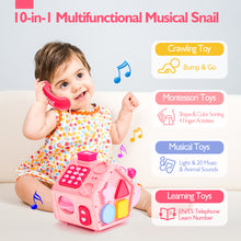 Load image into Gallery viewer, 10 in 1 Musical Crawling Snail Toys
