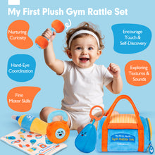 Load image into Gallery viewer, My First Plush Gym Rattle Set
