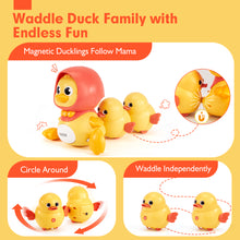 Load image into Gallery viewer, Musical Mother Duck Crawling Baby Toys
