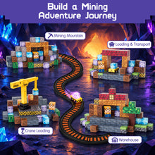 Carica l'immagine nel visualizzatore Galleria, CRYSTAL MINE ADVENTURE MAGNETIC BLOCKS 108PCS
