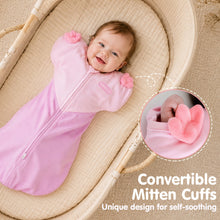 Charger l'image dans la visionneuse de la galerie, HEART-SHAPED ARMS-UP SLEEP SACK (PINK)
