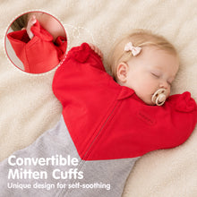 Charger l'image dans la visionneuse de la galerie, HEART-SHAPED ARMS-UP SLEEP SACK (RED)
