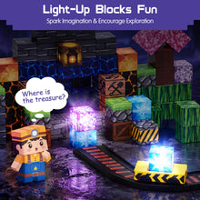 Carica l'immagine nel visualizzatore Galleria, CRYSTAL MINE ADVENTURE MAGNETIC BLOCKS 108PCS
