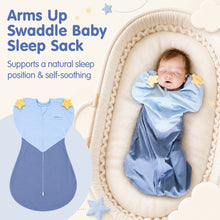 Charger l'image dans la visionneuse de la galerie, HEART-SHAPED ARMS-UP SLEEP SACK (BLUE)
