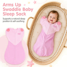Charger l'image dans la visionneuse de la galerie, HEART-SHAPED ARMS-UP SLEEP SACK (PINK)
