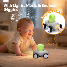 Carica l&#39;immagine nel visualizzatore Galleria, Push &amp; Go Dinosaur Car
