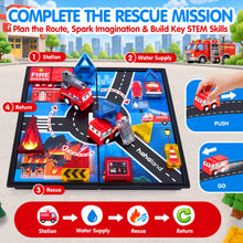 Cargar imagen en el visor de la Galería, Magnetic Tiles FIire Rescue Set
