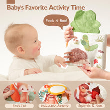 Load image into Gallery viewer, Baby Books 0-6 Months Tummy Time Sensory Toy
