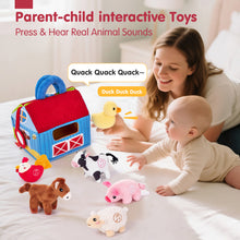 Carica l&#39;immagine nel visualizzatore Galleria, Stuffed Farm Animals with Real Sounds
