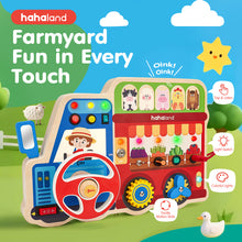 Load image into Gallery viewer, 18-in-1 Wooden Sensory Activity Board
