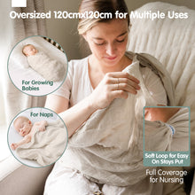 Cargar imagen en el visor de la Galería, Muslin Swaddle Blankets Bamboo - 4 Types
